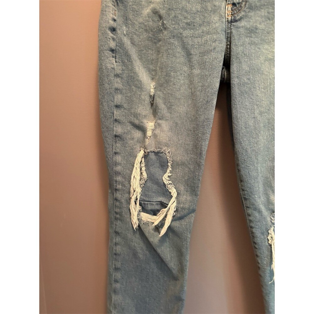 Old Navy OG Straight Jeans Womens Size 12 Light Wash Blue Hi-Rise - Picture 2 of 13